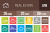 26 Real Estate Line Multicolor B/G Icons - Overview - IconBunny