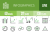 40 Infographics Line Green Black Icons - Preview - IconBunny