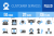 50 Customer Services Blue Black Icons - Preview - IconBunny