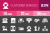 50 Customer Services Glyph Inverted Icons - Preview - IconBunny