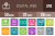 50 Digital Web Line Multicolor B/G Icons - Preview - IconBunny