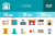 50 Home Flat Multicolor Icons - Preview - IconBunny