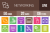 50 Networking Line Multicolor B/G Icons - Preview - IconBunny