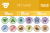 50 Pet Shop Filled Low Poly Icons - Preview - IconBunny