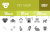 50 Pet Shop Greyscale Icons - Preview - IconBunny