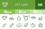 50 Pet Shop Line Green Black Icons - Preview - IconBunny