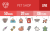 50 Pet Shop Line Multicolor Filled Icons - Preview - IconBunny