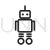 Robot Line Icon - IconBunny