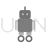 Robot Greyscale Icon - IconBunny