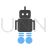 Robot Blue Black Icon - IconBunny