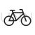 Bicycle Line Icon - IconBunny