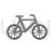 Bicycle Greyscale Icon - IconBunny