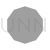 Decagon Greyscale Icon - IconBunny