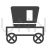 Carriage Glyph Icon - IconBunny