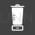 Juicer Glyph Inverted Icon