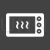 Oven Glyph Inverted Icon