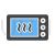 Oven Blue Black Icon