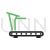 Treadmill Line Green Black Icon