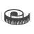 Measuring Tape Glyph Icon